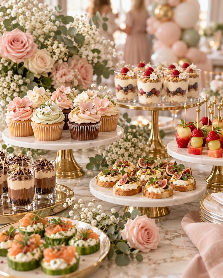 Catering para baby shower