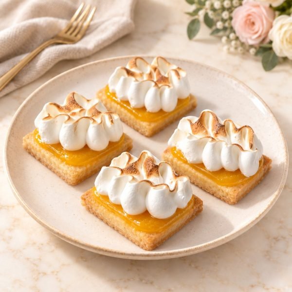 Bites de lemon curd para bautizo y primera comunión