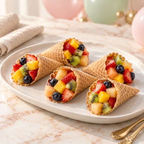 Conitos de fruta para revelación de género