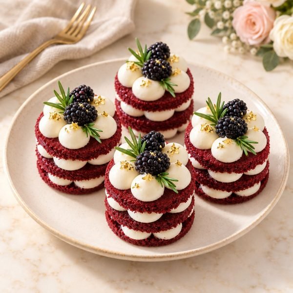 Mini red velvet para cumpleaños