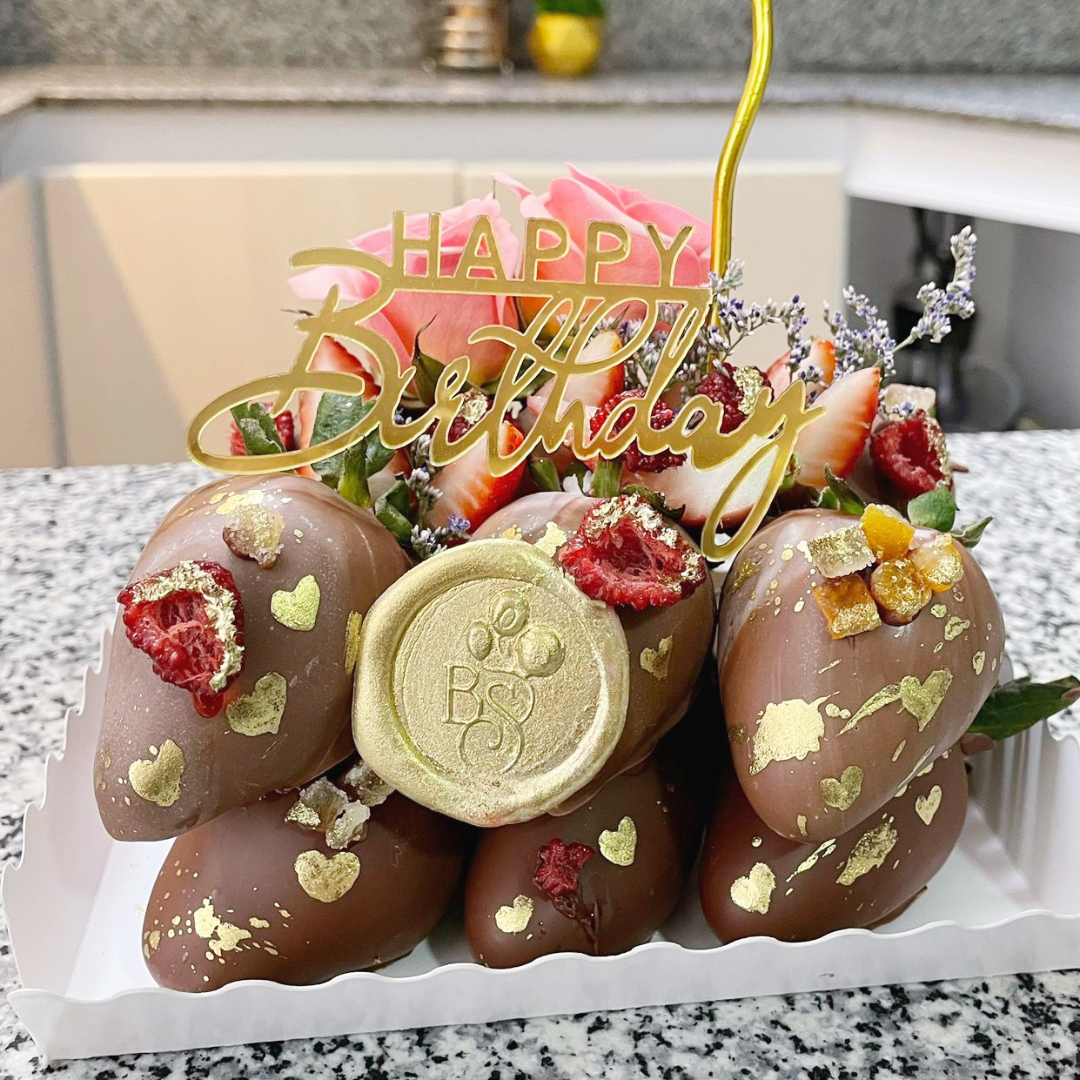 Torta de Fresas y Chocolate