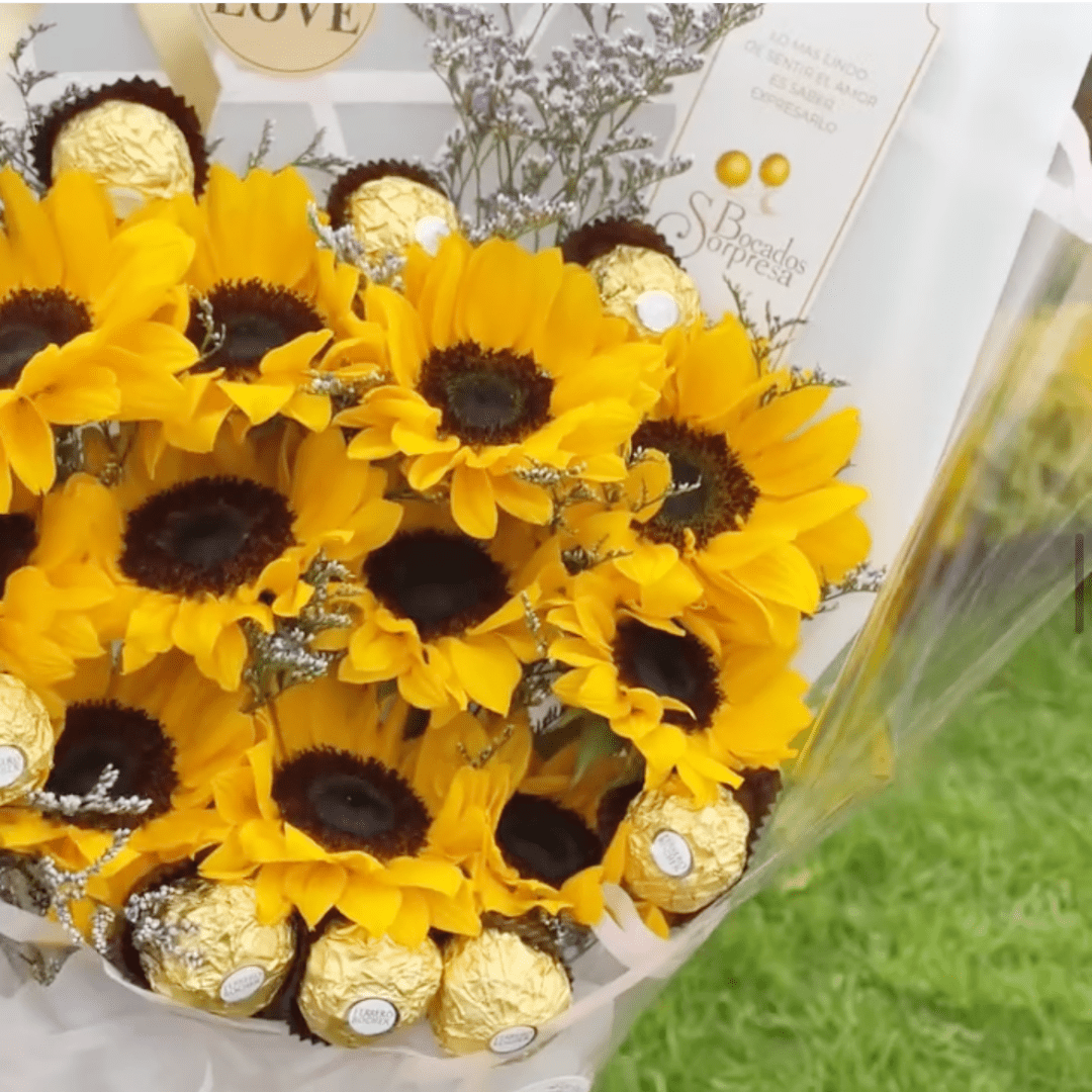 Bouquet de Girasoles - BOCADOS SORPRESA